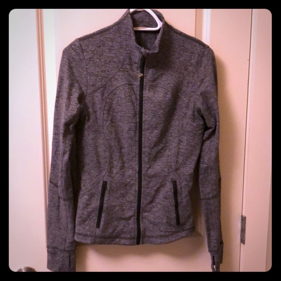 Grey Lululemon Zip Up - Picture 1 of 2